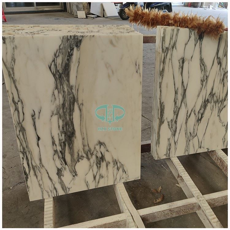 White Arabescato Marble Tiles