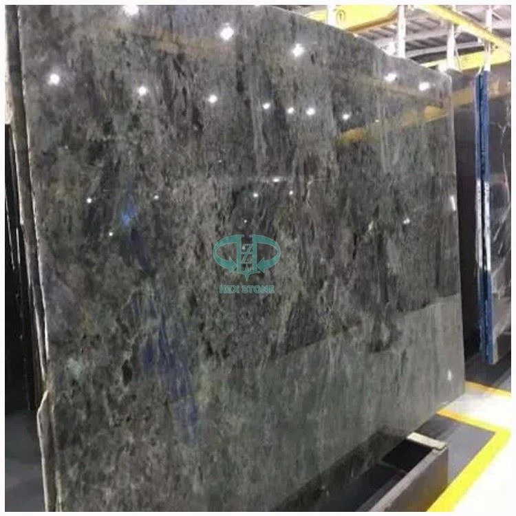 Lemurian Blue Granite Slab For Ktichen Countertops