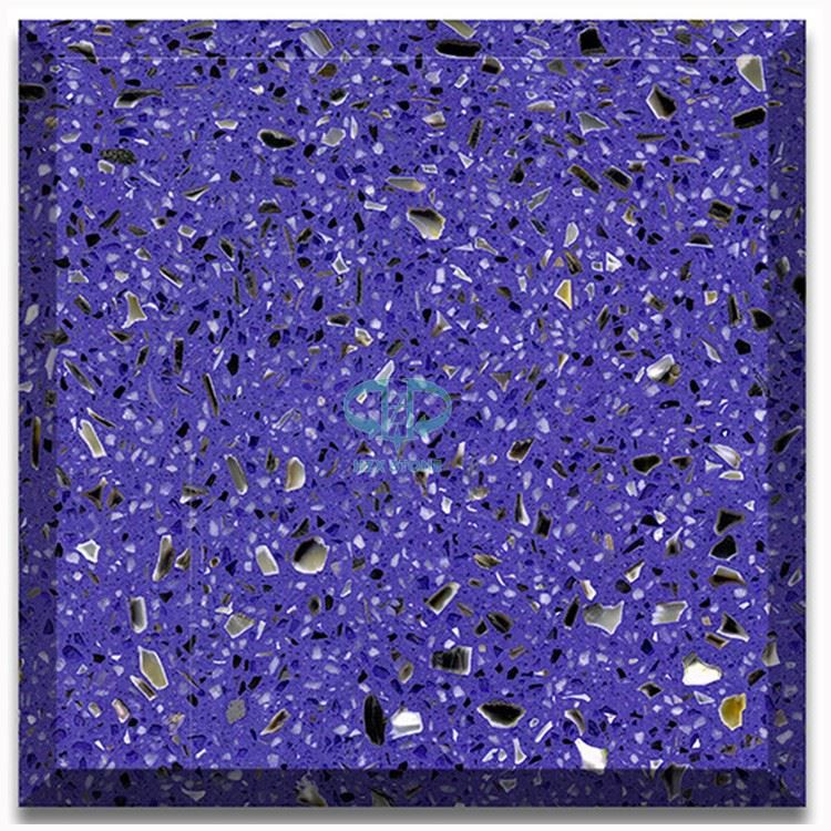 Precast Blue Terrazzo Stone