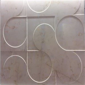 CNC Marble Waterjet Medallion Untuk Lantai