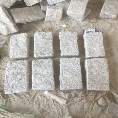 G603 Tumbled Cubestone Block Paving Granite