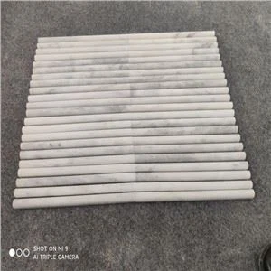 Jubin Skirting Marmer Putih Oriental